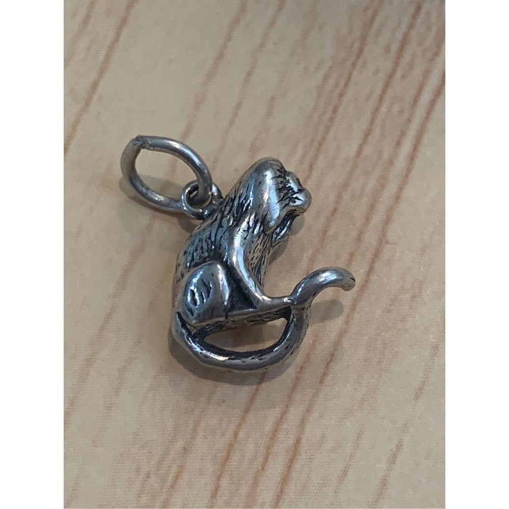 Monkey Sterling Silver Jewelry Charm
